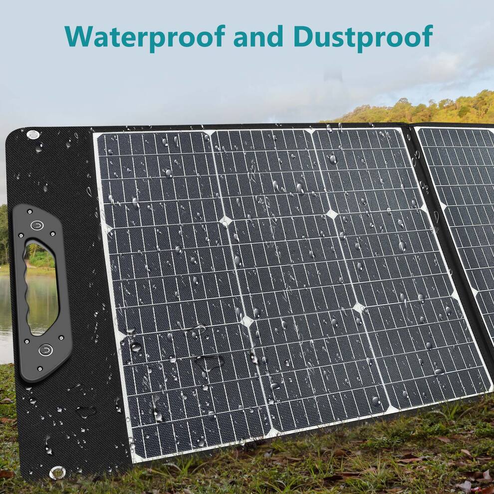 SWAREY 200W Foldable Solar Panel 18W USB-C for Power Station Phone RV Camping image3