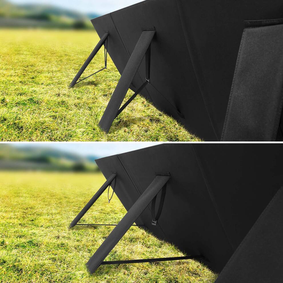 SWAREY 200W Foldable Solar Panel 18W USB-C for Power Station Phone RV Camping image6